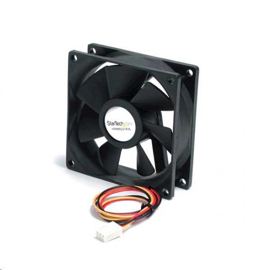 Startech 80x25mm Ball Bearing Quiet Computer Case Fan w/ TX3 Connector