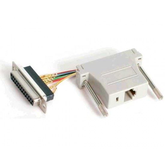 Startech DB25 to RJ45 Modular Adapter - F/F