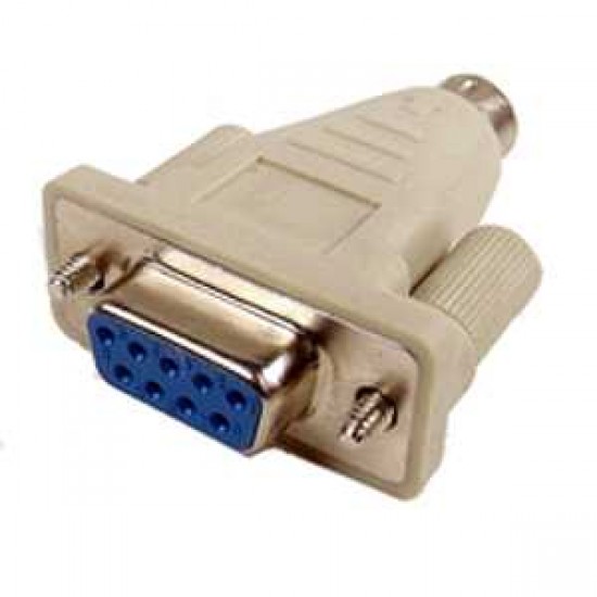 KB/MOUSE ADAPTER PS/2 FEMALE TO SERIAL 9 PIN FEMALE