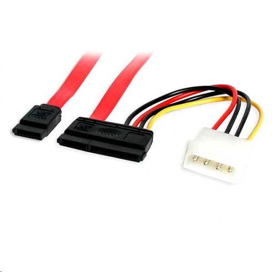 STARTECH 18 inch Serial ATA Data Cable with LP4 Adapter