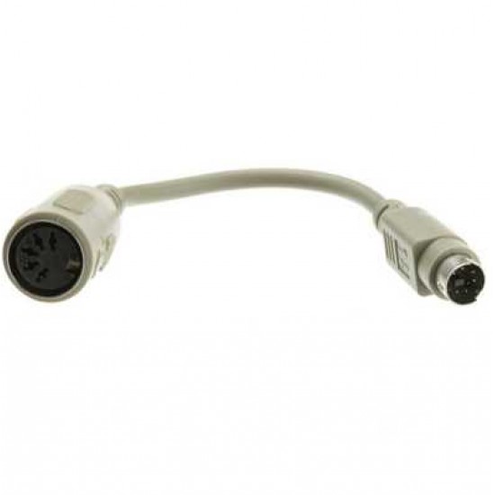 ADAPTER 6 PIN MINIDIN MALE TO 5 DIN FEMALE