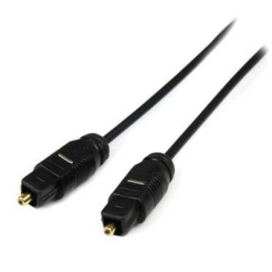 STARTECH THIN TOSLINK DIGITAL OPTICAL CABLE 10FT