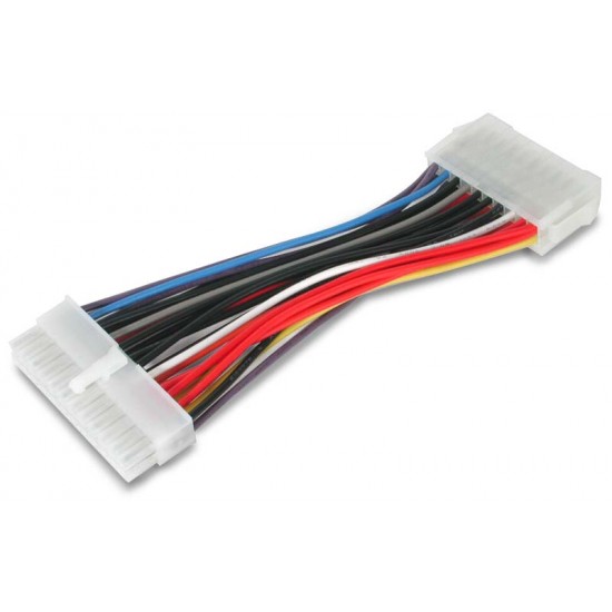 6" 20 pin ATX Power Supply to 24 pin Motherboard Adapter