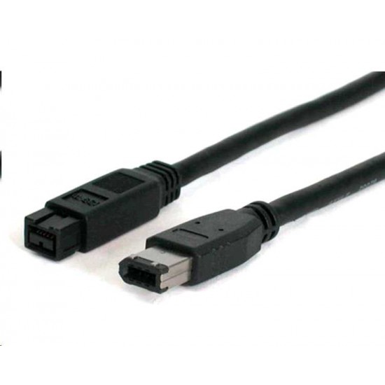 6 ft 1394b Firewire Cable 9-6 Pin M-M