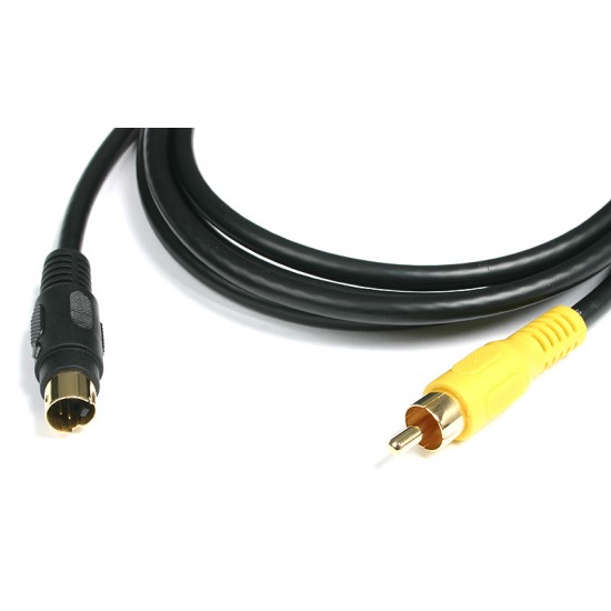 S VIDEO TO RCA 6 FT CABLE