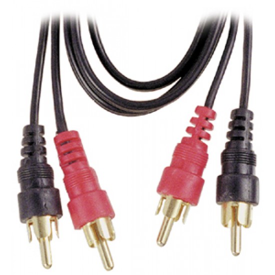 RCA AUDIO 2 X MALE MALE 12 FT CABLE