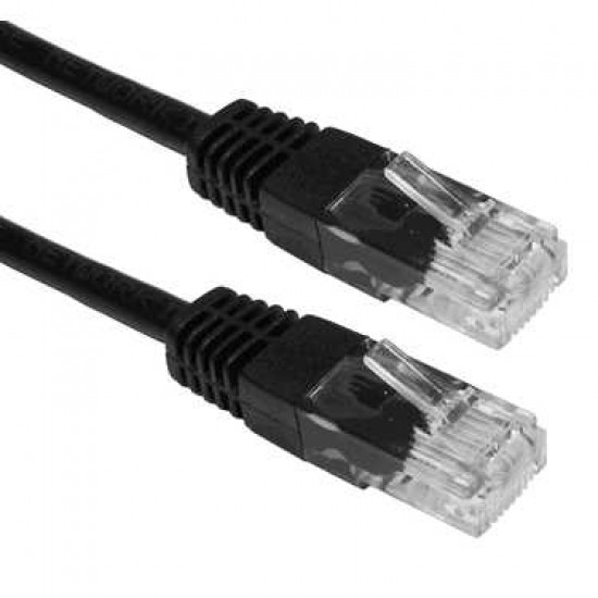 STREAMLINE 6FT BLACK MOLDED CAT5E UTP PATCH CABLE