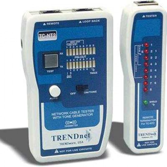 TRENDNET CABLE TESTER WITH TONE GENERATOR