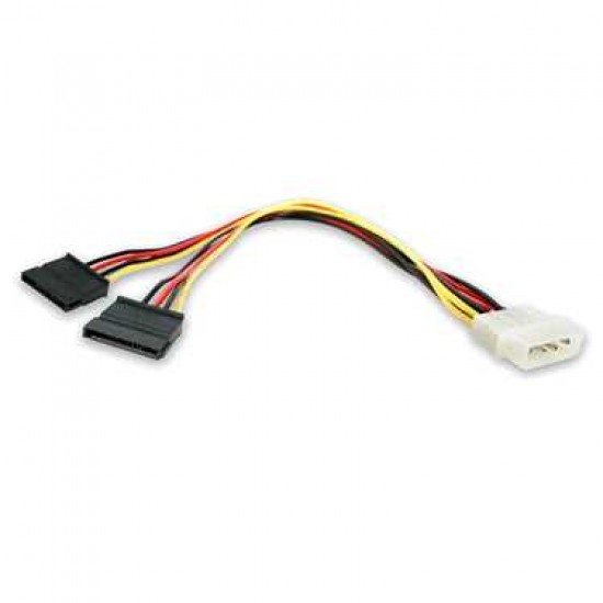 LP4 to 2 SATA Internal Power Splitter