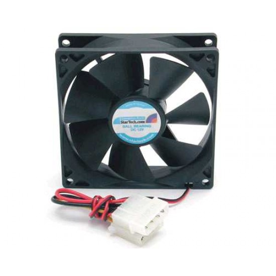 Startech 92x25mm Dual Ball Bearing Computer Case Fan w/ LP4 Connector
