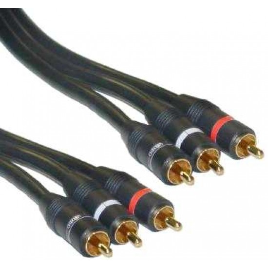 COMPONENT CABLE -  3*RCA CABLE 6'