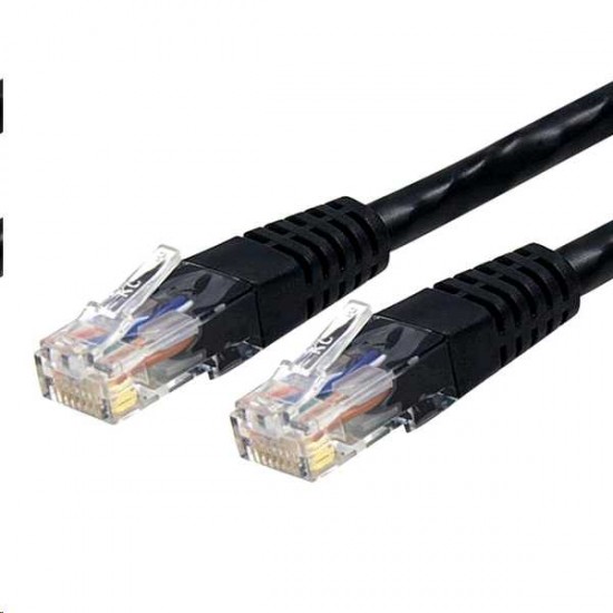 STARTECH 35FT BLACK MOLDED CAT6 UTP GIGABIT PATCH CABLE