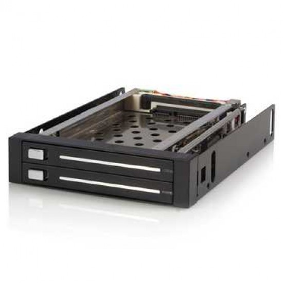 STARTECH 3.5 BAY 2.5" DUAL HDD SATA HOT SWAP BACKPLANE