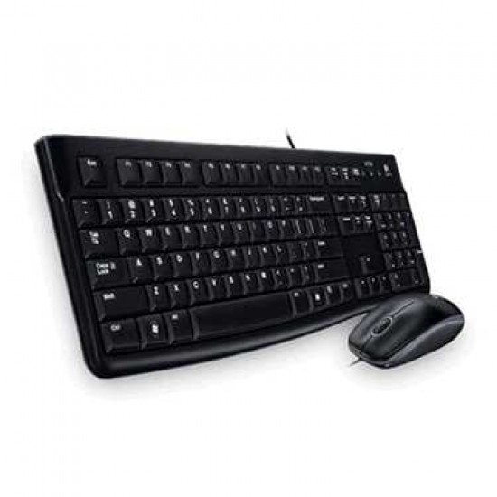 LOGITECH  MK120 WIRED USB DESKTOP KEYBOARD AND MOUSE COMBO