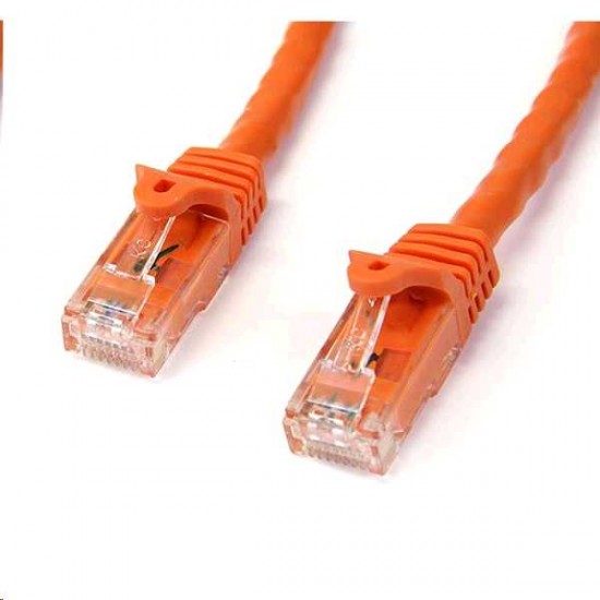 STARTECH 25FT ORANGE SNAGLESS CAT6 GIGABIT PATCH CABLE