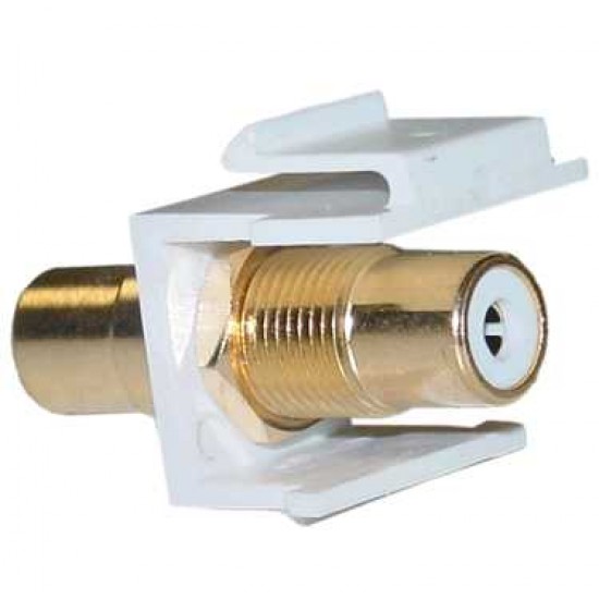 SINGLE RCA F/F COUPLER / KEYSTONE JACK COUPLER
