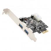 VANTEC 2 PORT SUPER SPEED USB 3.0 PCI-E HOST CARD - USED - TESTED