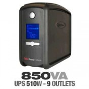 CYBERPOWER 850VA/510W POWER BACKUP UNIT WITH LCD