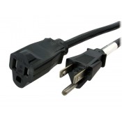 STARTECH EXTENSION NEMA 5-15R TO 5-15P - 15FT 16AWG POWER CABLE