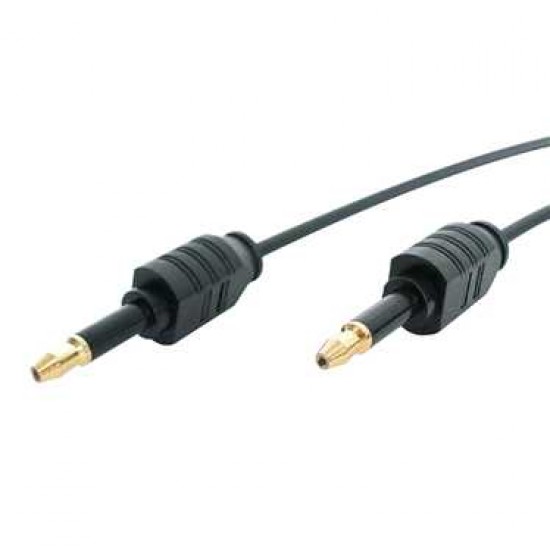 STARTECH THIN MINIPLUG DIGITAL OPTICAL CABLE 10FT