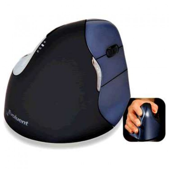 EVOLUENT WIRELESS RIGHT HANDED VERTICAL 6 BUTTON USB MOUSE 4