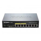 D-LINK DGS-1008P ETHERNET SWITCH - 8 PORTS - 4XPOE / 4 RJ45