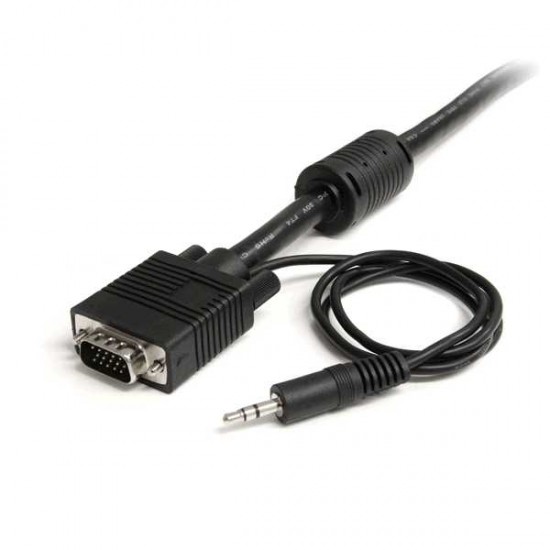 Startech 25 ft Coax High Resolution Monitor VGA Cable with Audio HD15 M/M