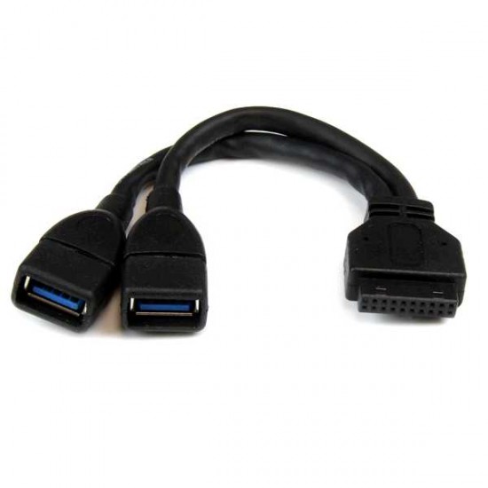 STARTECH 2 PORT USB 3.0 MOTHERBOARD HEADER ADAPTER CABLE