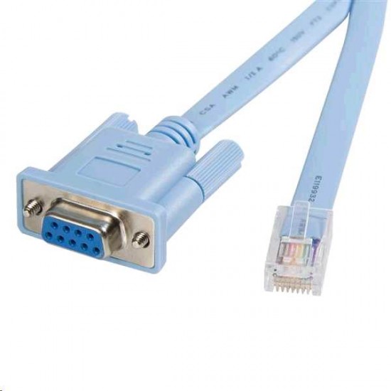 CISCO 6FT RJ45 TO DB9 CONSOLE CABLE