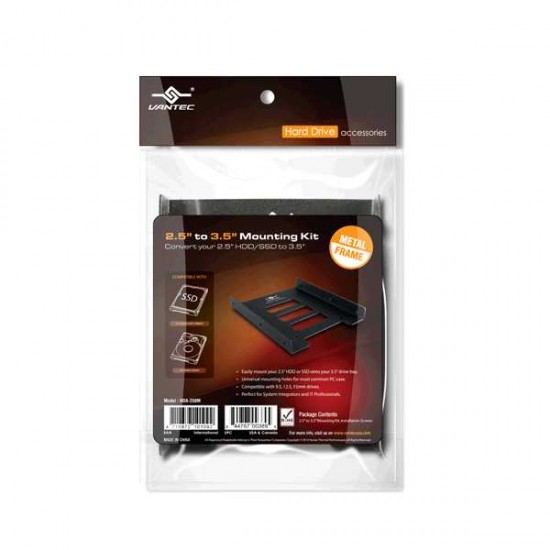 VANTEC SINGLE 2.5" TO 3.5" DRIVE MOUNTING KIT