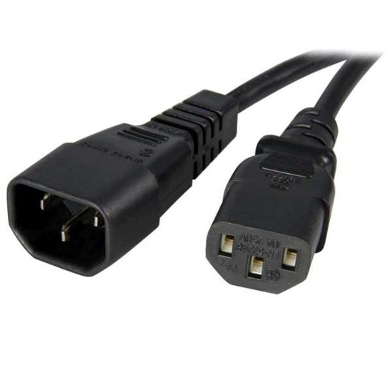 STARTECH EXTENSION C14 TO C13 - 2FT 18AWG POWER CABLE