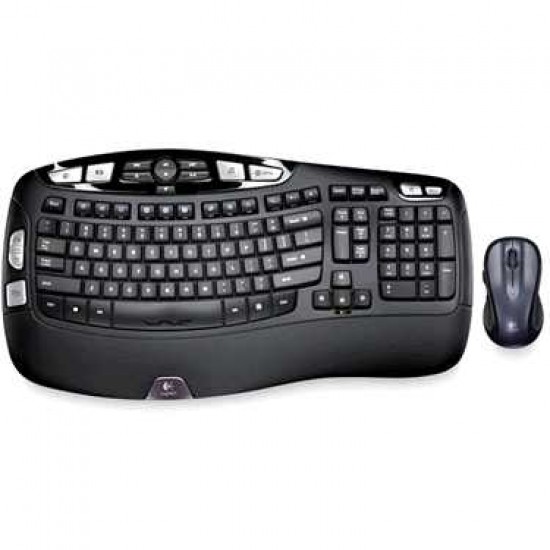 LOGITECH MK550 WIRELESS ERGONOMIC WAVE USB KEYBOARD AND MOUSE COMBO
