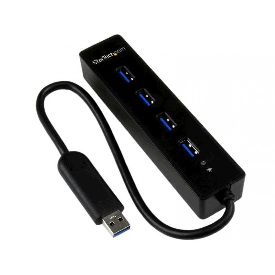 STARTECH 4 PORT SUPERSPEED USB 3.0 PORTABLE HUB