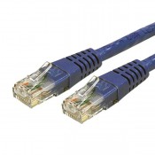 STARTECH 50FT BLUE MOLDED CAT6 UTP GIGABIT PATCH CABLE