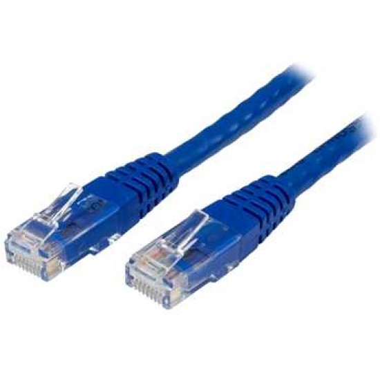 STARTECH 35FT BLUE MOLDED CAT6 UTP GIGABIT PATCH CABLE