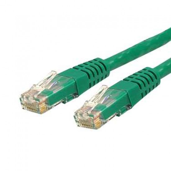 STARTECH 10FT GREEN MOLDED CAT6 UTP GIGABIT PATCH CABLE