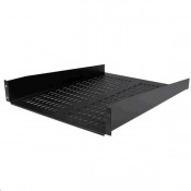STARTECH 2U 22" VENTED RACK MOUNT SHELF - 50LBS/22KG