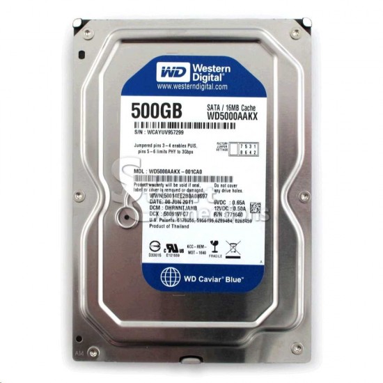 WD 500GB 7200 RPM SATA HARD DRIVE / CLEARANCE 15 DAY WARRANTY