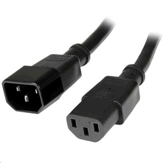 STARTECH EXTENSION C14 TO C13 - 3FT 14AWG POWER CABLE