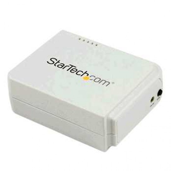STARTECH 1 PORT USB WIRELESS N NETWORK PRINT SERVER WITH 10/100 MBPS ETHERNET PORT
