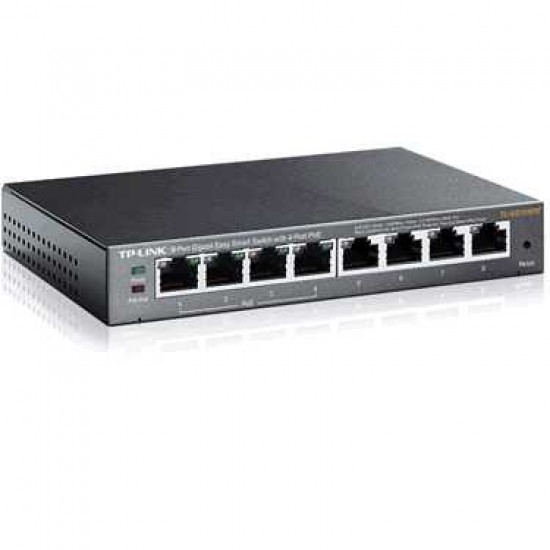 TP-LINK 8-PORT GIGABIT EASY SMART SWITCH WITH 4 PORT POE