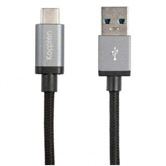 KOPPLEN NYLON BRAIDED USB-C TO USB3.0 (TYPE A) Cable - 3.3 Feet
