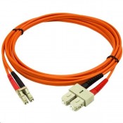 STARTECH Fiber Optic Cable - Multimode Duplex 50/125 - LSZH - LC/SC - 2 m