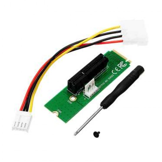 M.2 NGFF ADAPTER TO PCI-E 4X ADAPTER WITH POWER