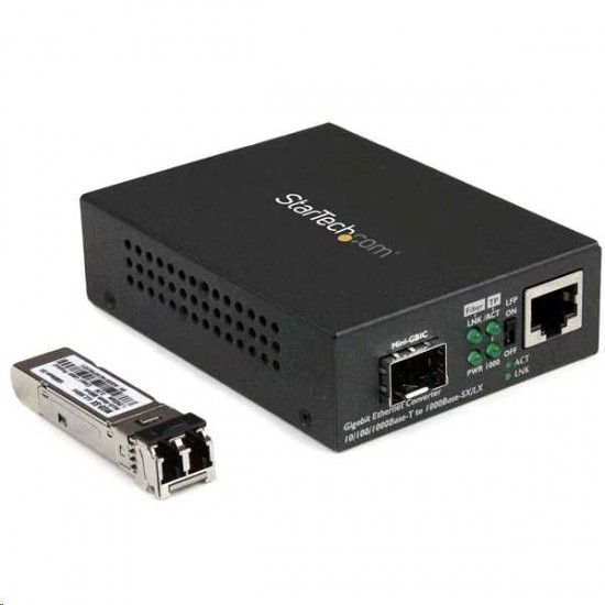 STARTECH FIBER MEDIA CONVERTER- 850NM MM LC- 550M
