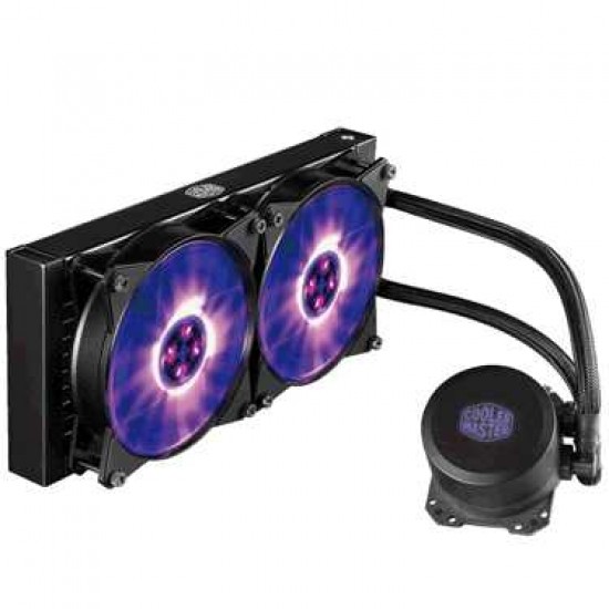COOLER MASTER MASTERLIQUID ML240L WITH LOW PROFILE DUAL CHAMBER DESIGN