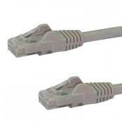 STARTECH RJ45  CAT6 SNAGLESS 6 INCH CABLE  GRAY