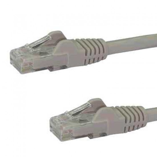 STARTECH RJ45  CAT6 SNAGLESS 6 INCH CABLE  GRAY