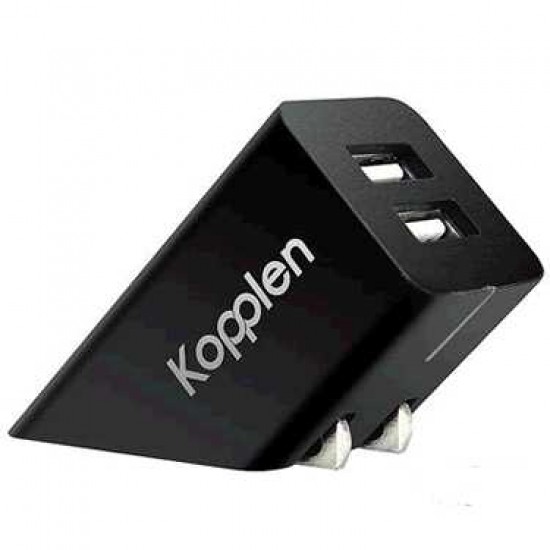 KOPPLEN 2 PORT SMART USB WALL CHARGER  2.4A