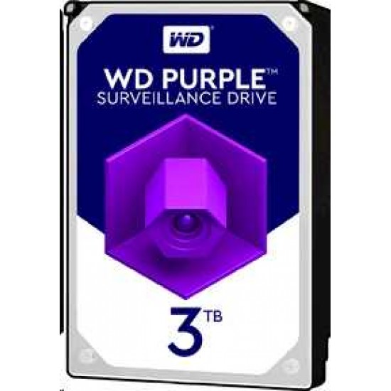 WD Purple 3TB Surveillance Hard Drive, SATA III w/ 64MB Cache